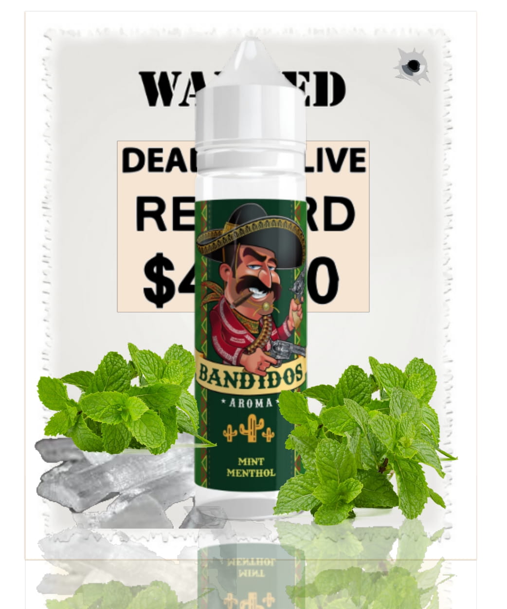 10 ml Bandidos - Mint Menthol (Shake & Vape) ITV