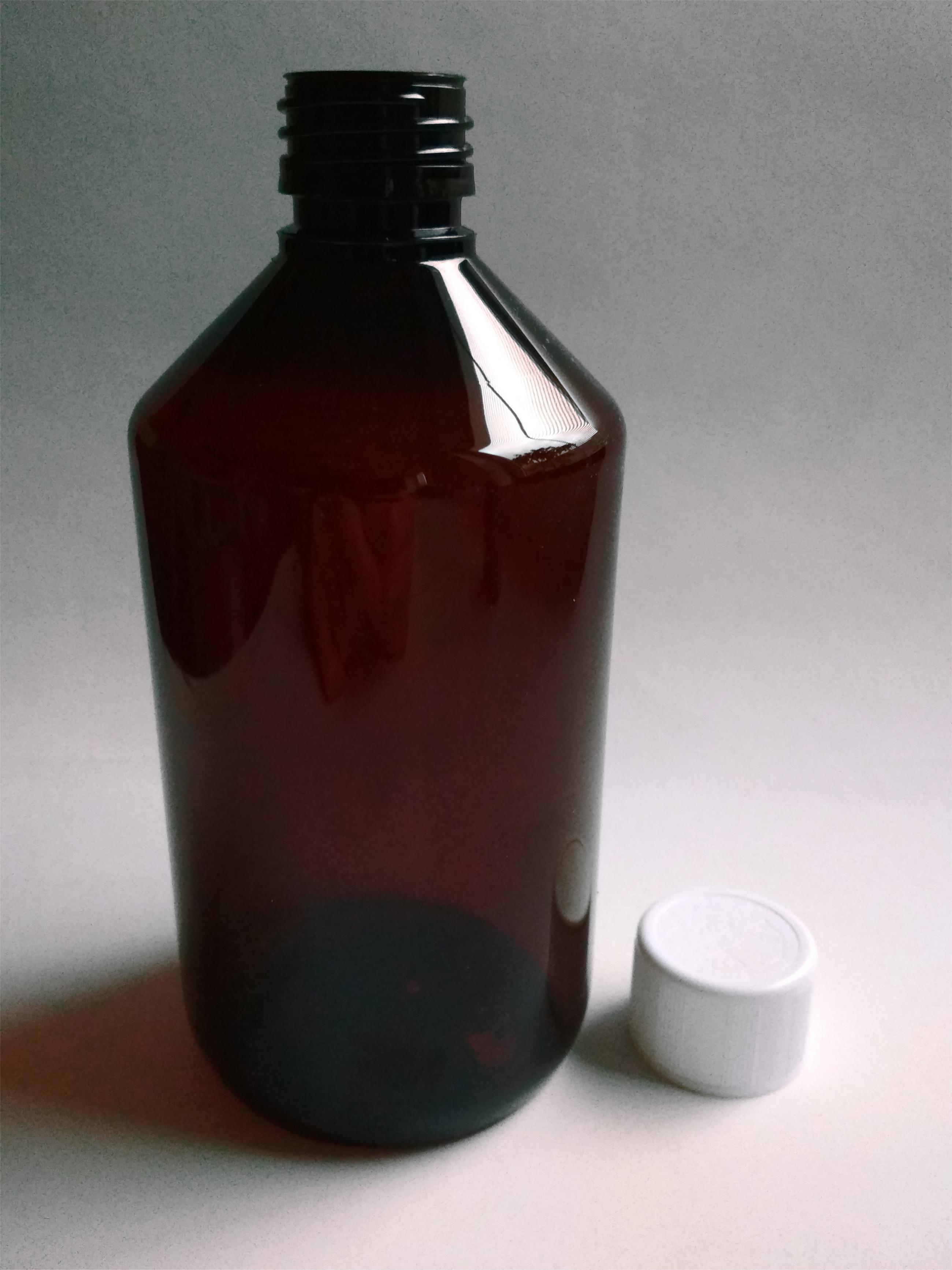 Fľaša s uzáverom PET 500 ml