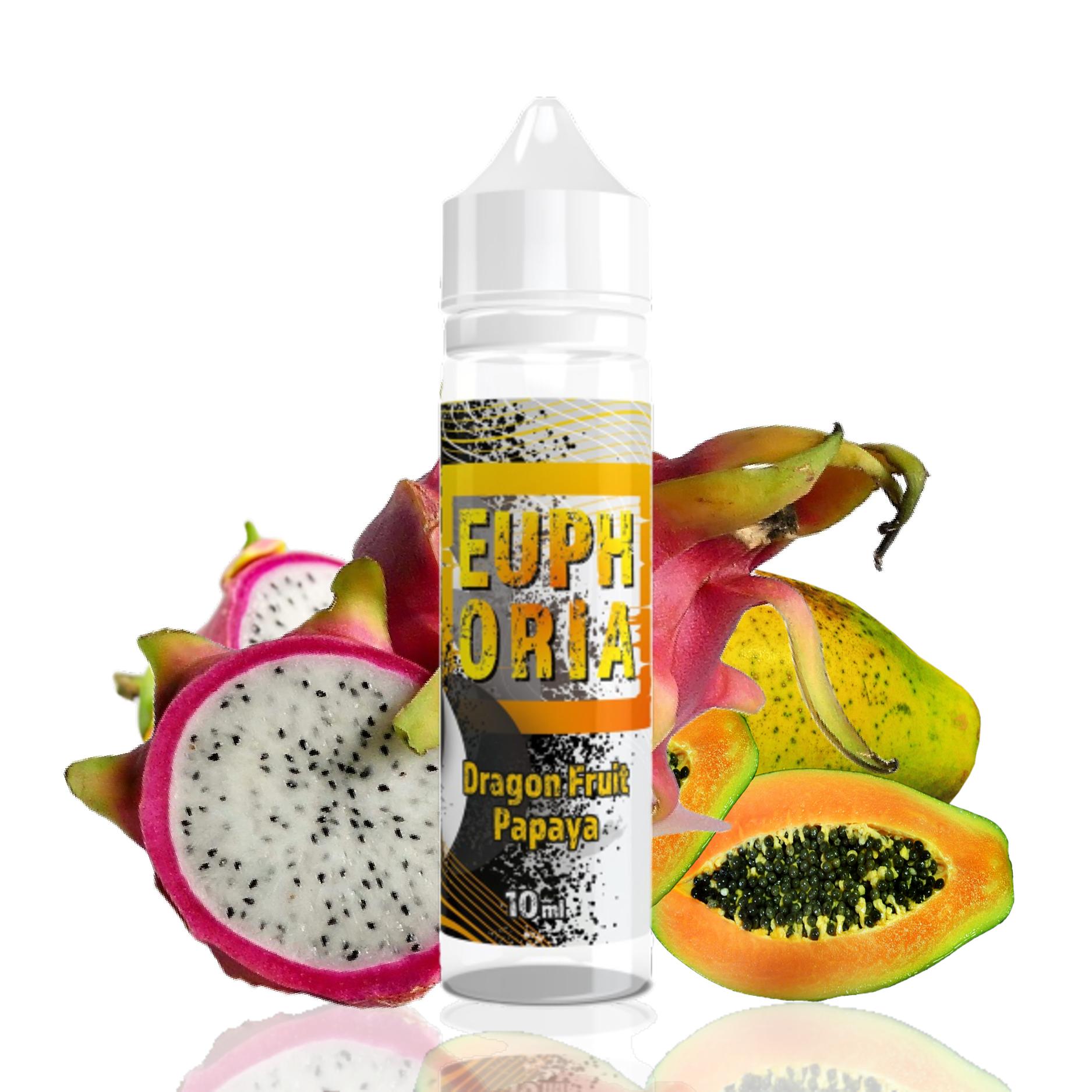 10 ml Euphoria - Dragon Fruit Papaya (Shake & Vape)