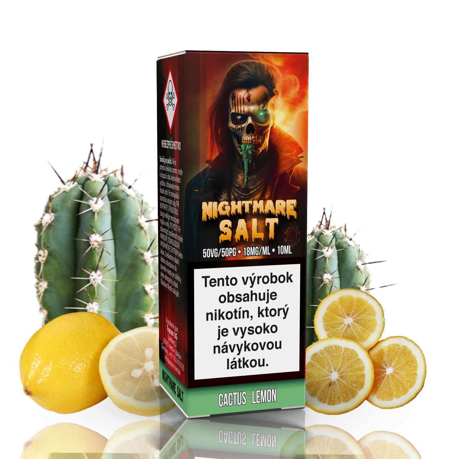 10 ml Nightmare Salt - Cactus Lemon 18 mg/ml 