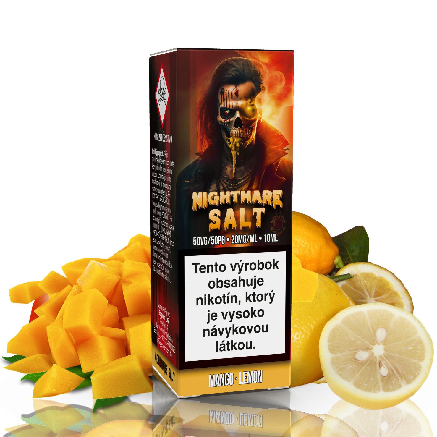 10 ml Nightmare Salt - Mango Lemon 20 mg/ml 