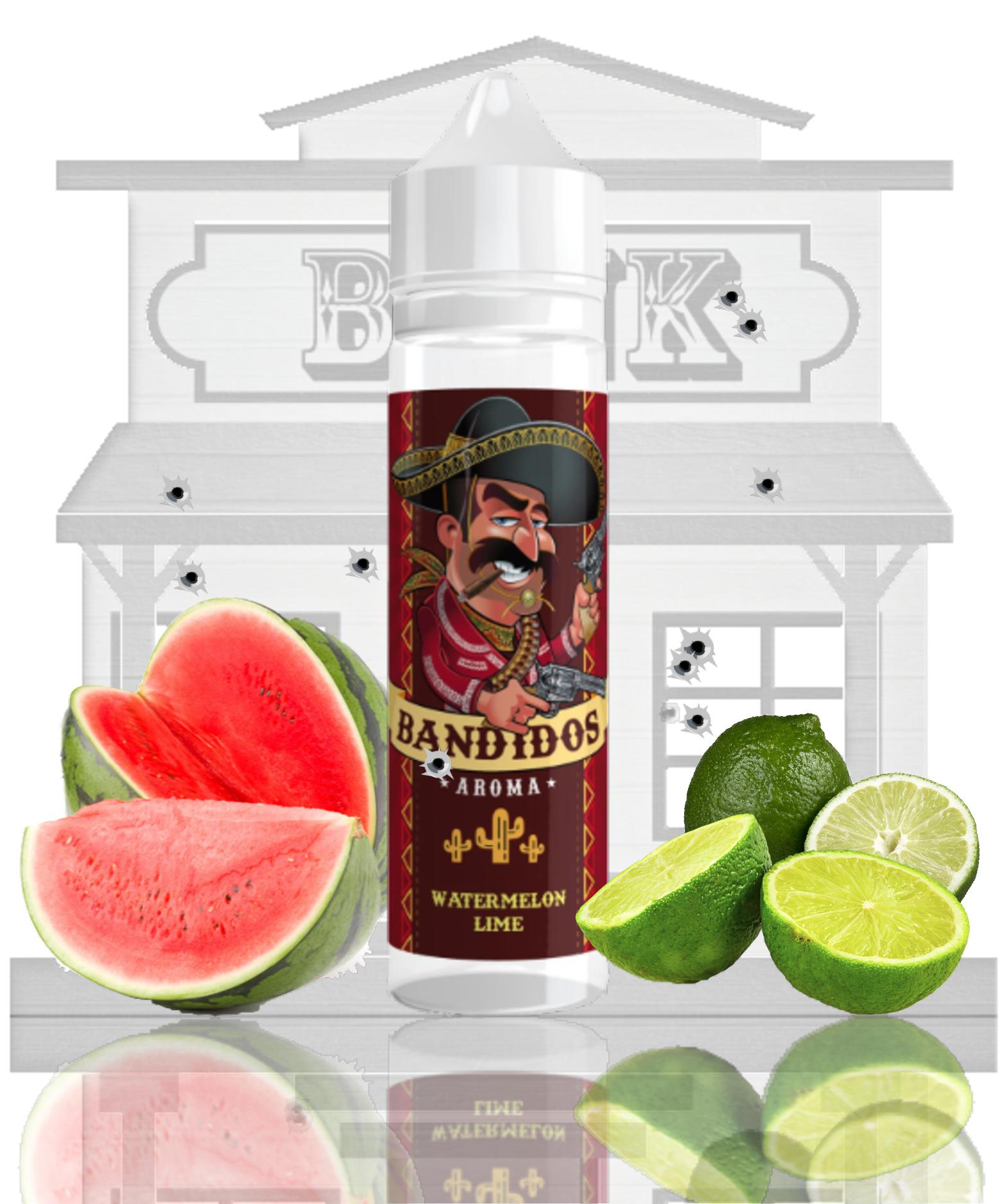 10 ml Bandidos - Watermelon Lime (Shake & Vape)
