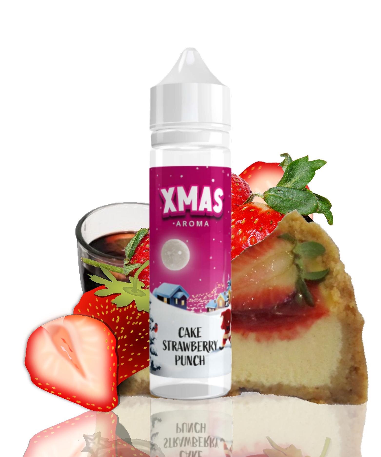 10 ml Xmas - Cake Strawberry Punch (Shake & Vape)