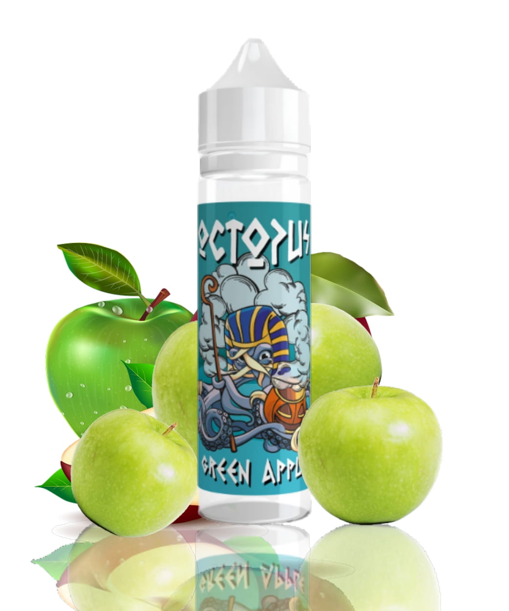 10 ml Octopus - Green Apple (Shake & Vape)