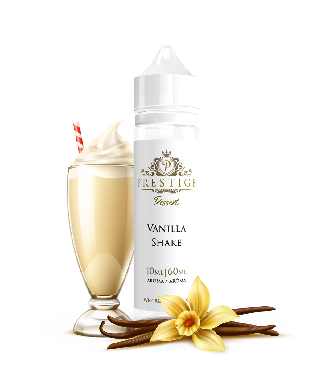 10 ml Prestige Dessert - Vanilla Shake (Shake & Vape)