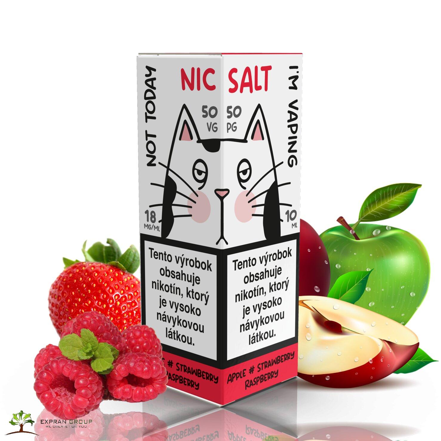 10 ml Not Today Salt - Apple Strawberry Raspberry 18 mg/ml 