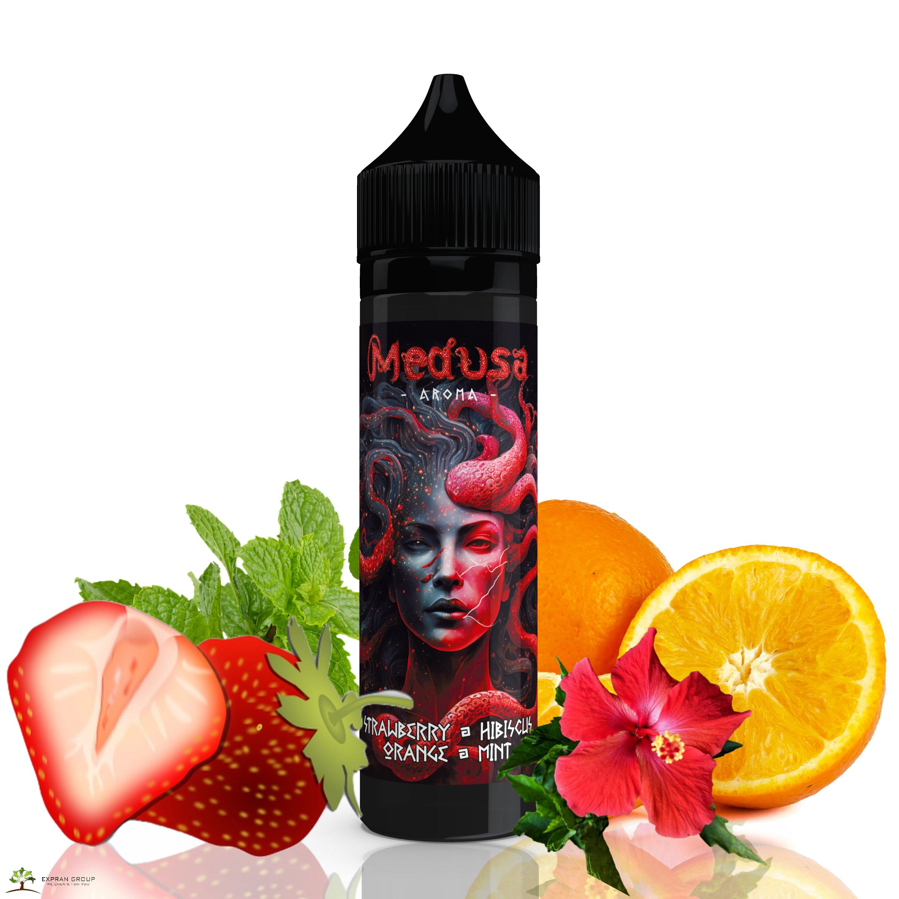10 ml Medusa - Strawberry Hibiscus Orange Mint (Shake & Vape)