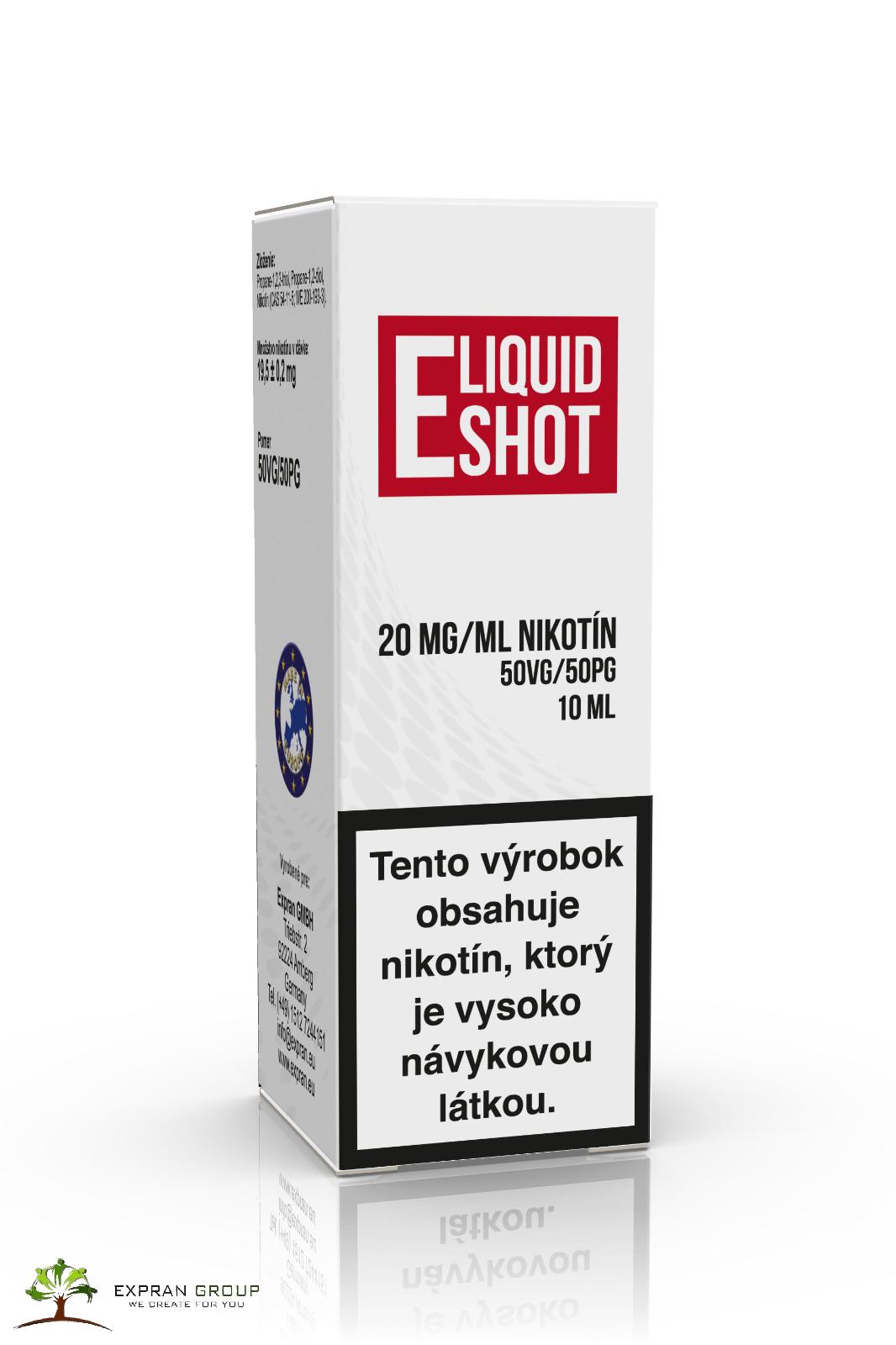 10 ml E-Liquid Shot Booster 50PG/50VG 20 mg/ml
