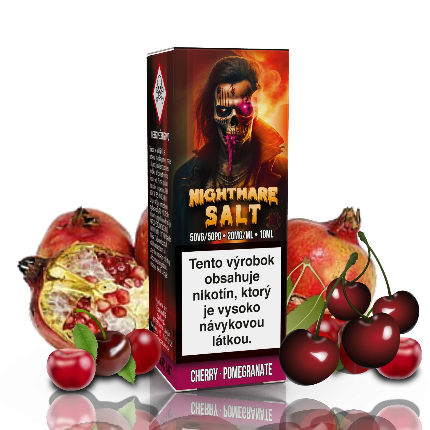 10 ml Nightmare Salt - Cherry Pomegranate 20 mg/ml 