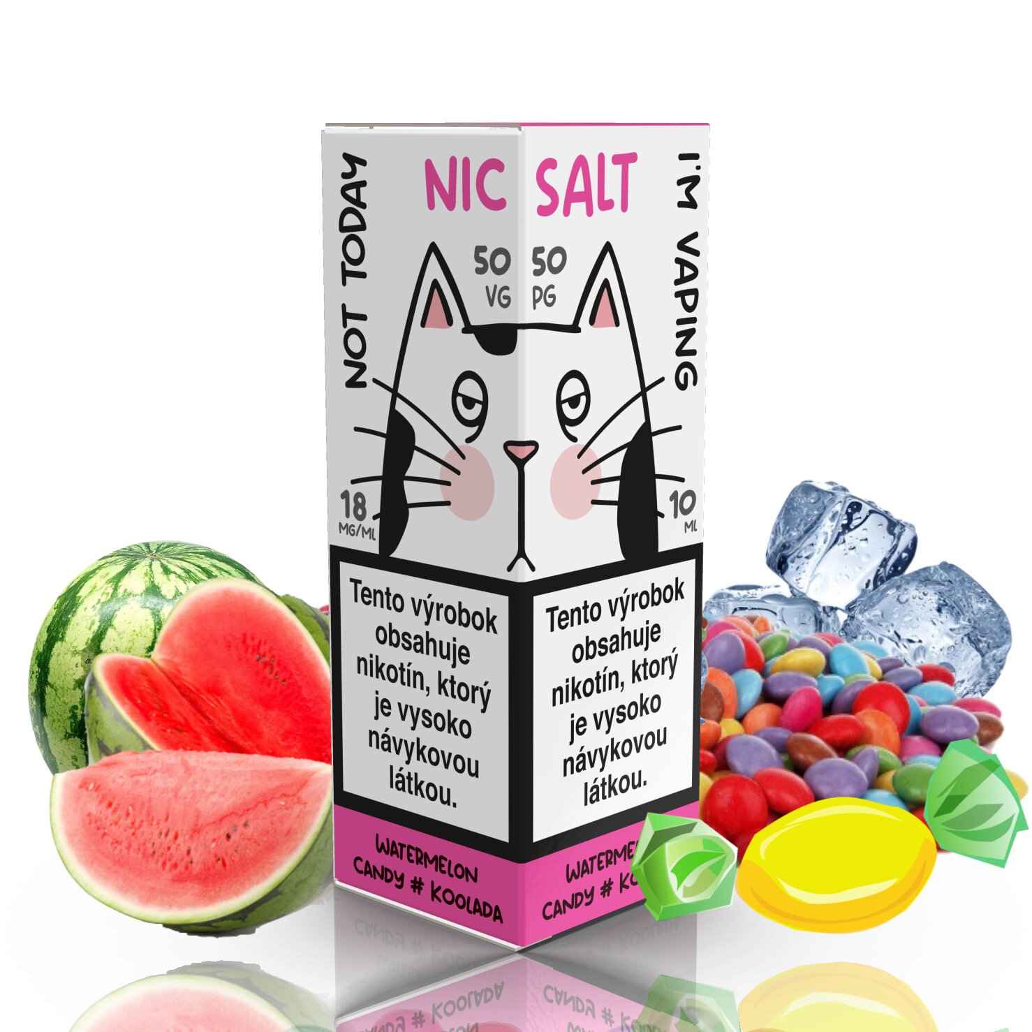 10 ml Not Today Salt - Watermelon Candy Koolada 18 mg/ml 