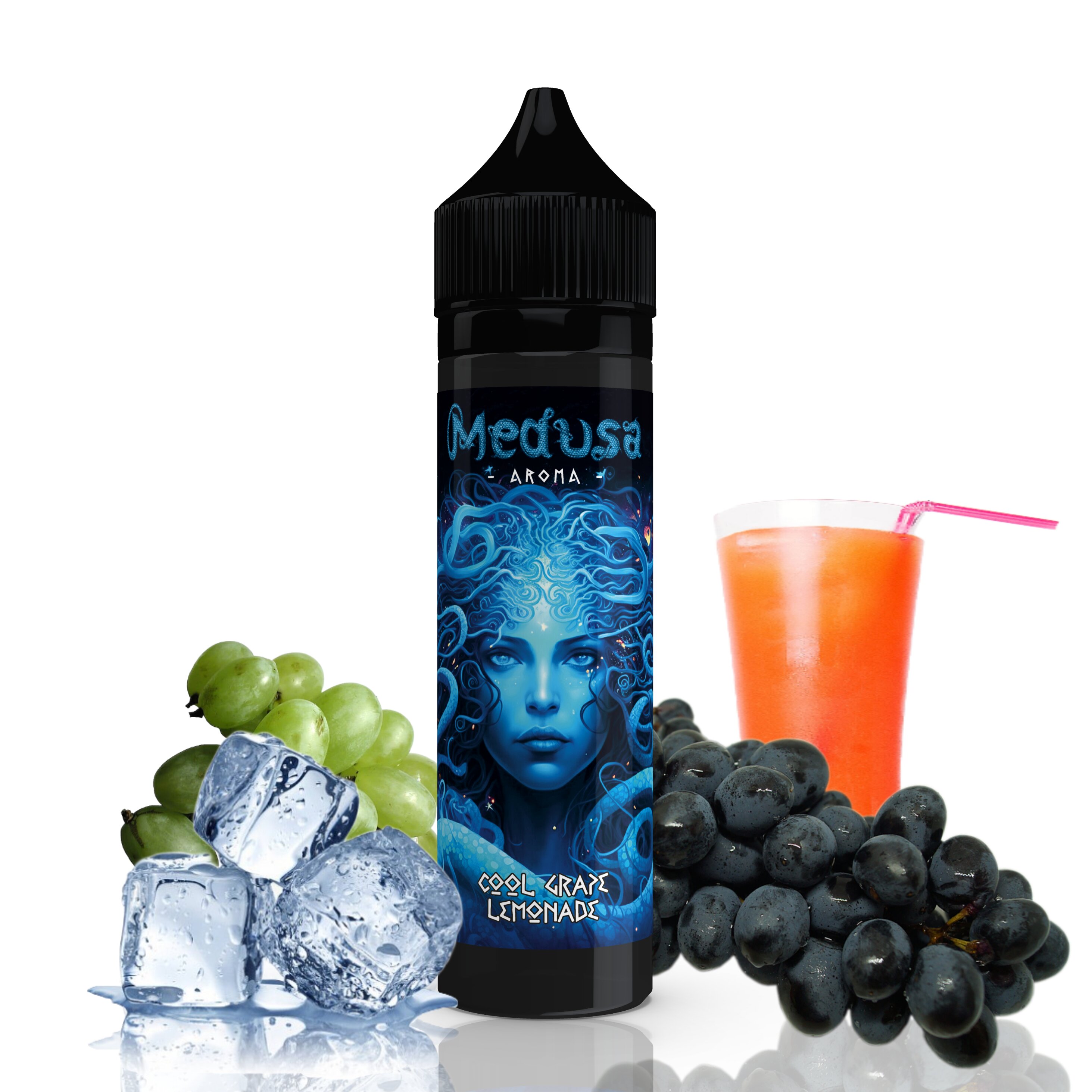 10 ml Medusa - Cool Grape Lemonade (Shake & Vape)