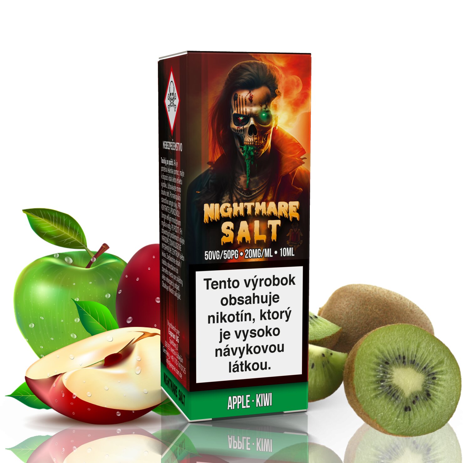 10 ml Nightmare Salt - Apple Kiwi 20 mg/ml 