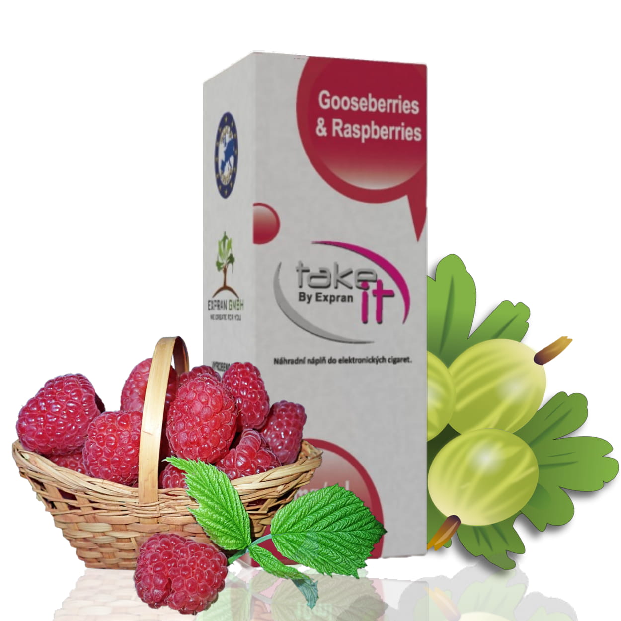 10 ml Take It - Goosberries & Raspberries 18 mg/ml