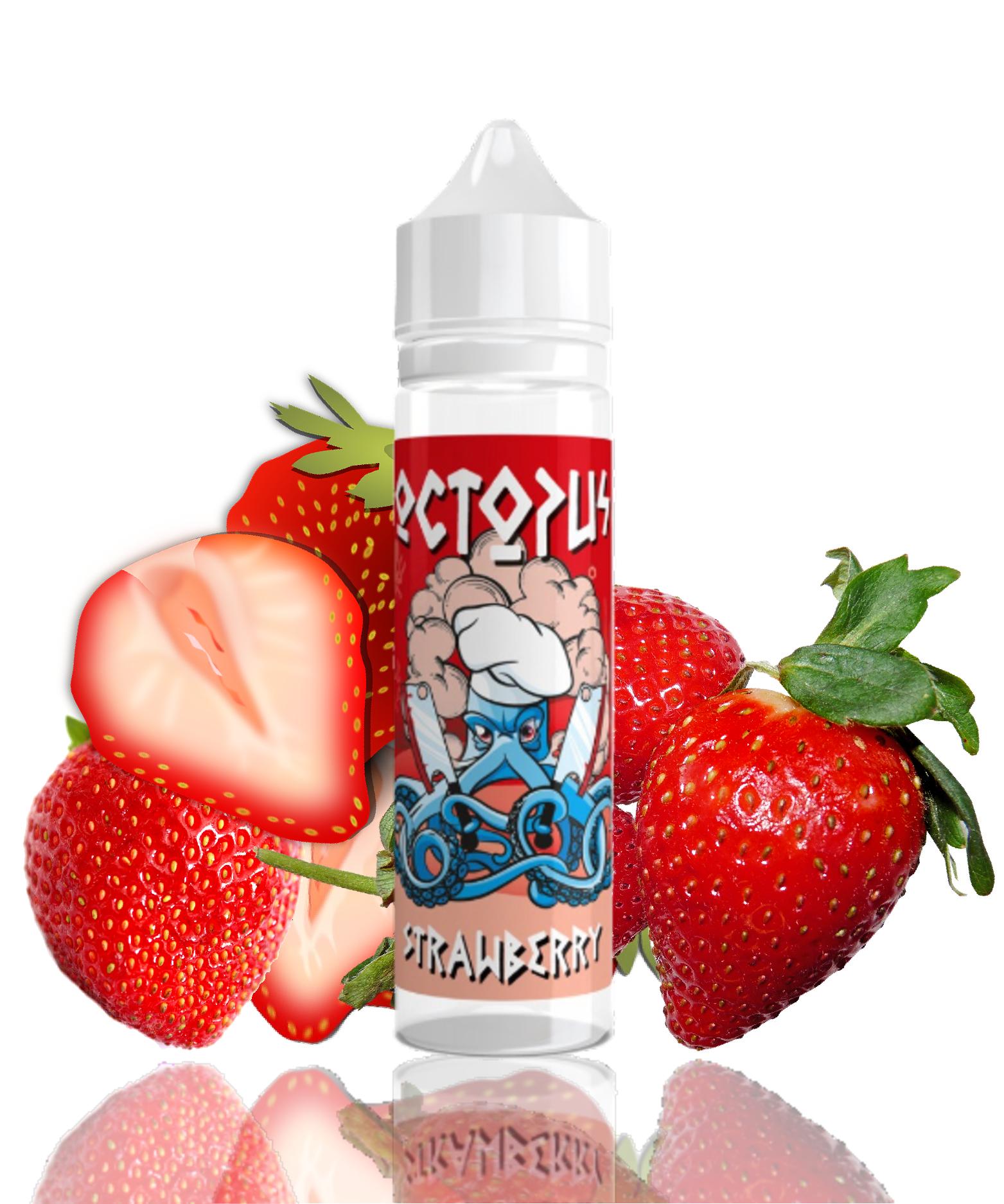10 ml Octopus - Strawberry (Shake & Vape)