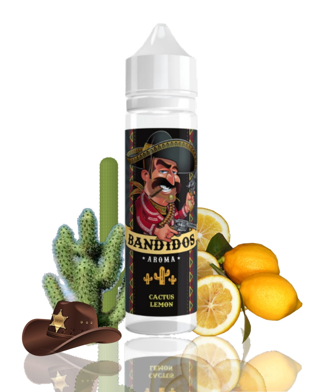 10 ml Bandidos - Cactus Lemon (Shake & Vape)