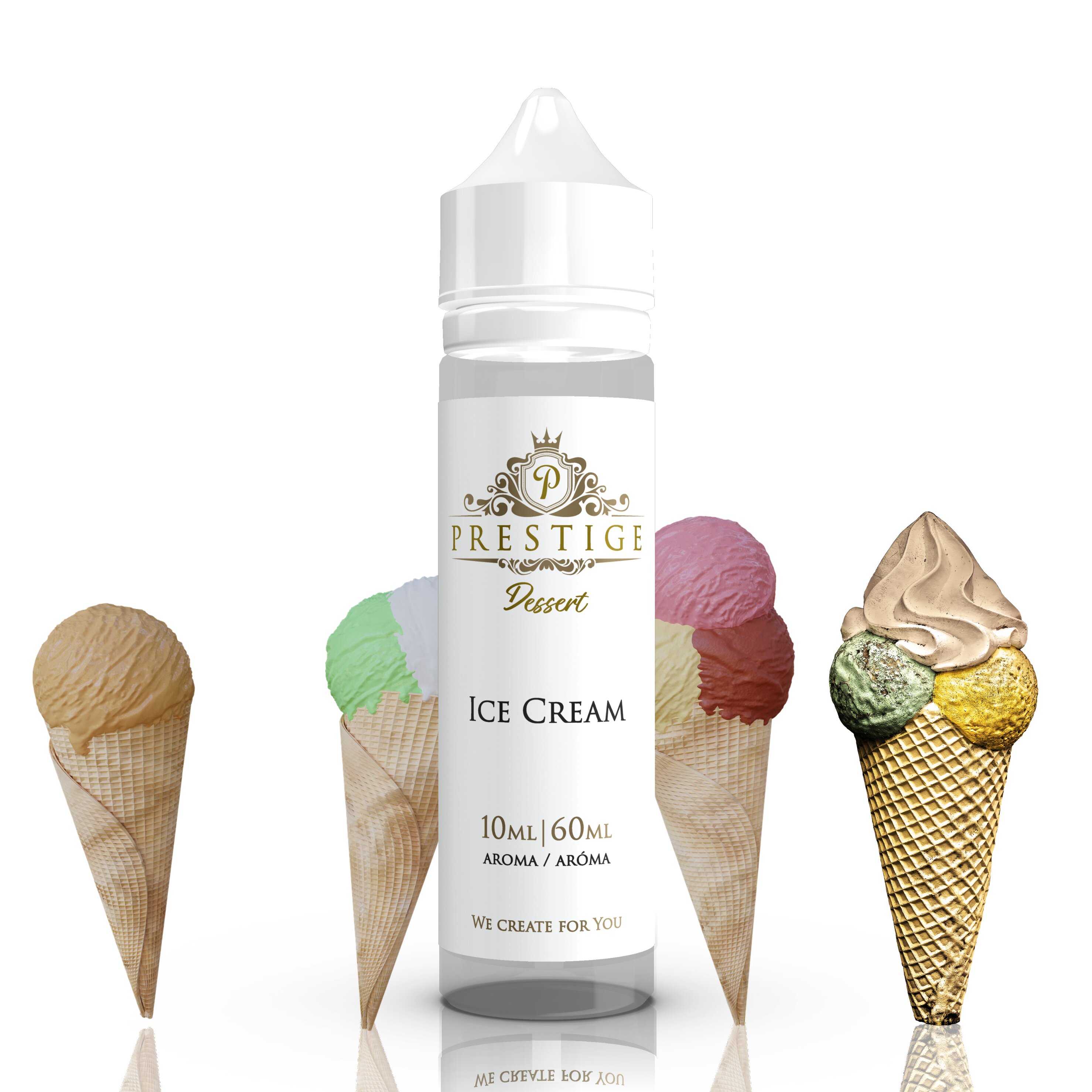 10 ml Prestige Dessert - Ice Cream (Shake & Vape)